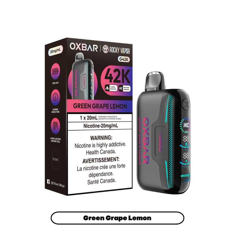 OXBAR 42K — Green Grape Lemon