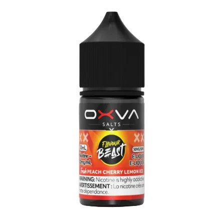 Oxva Flavour Beast 30ml/20mg Peach Cherry Lemon Ice