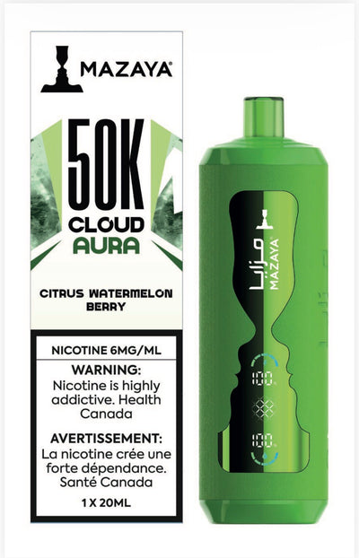 Mazaya 50K Cloud Aura — Citrus Watermelon Berry