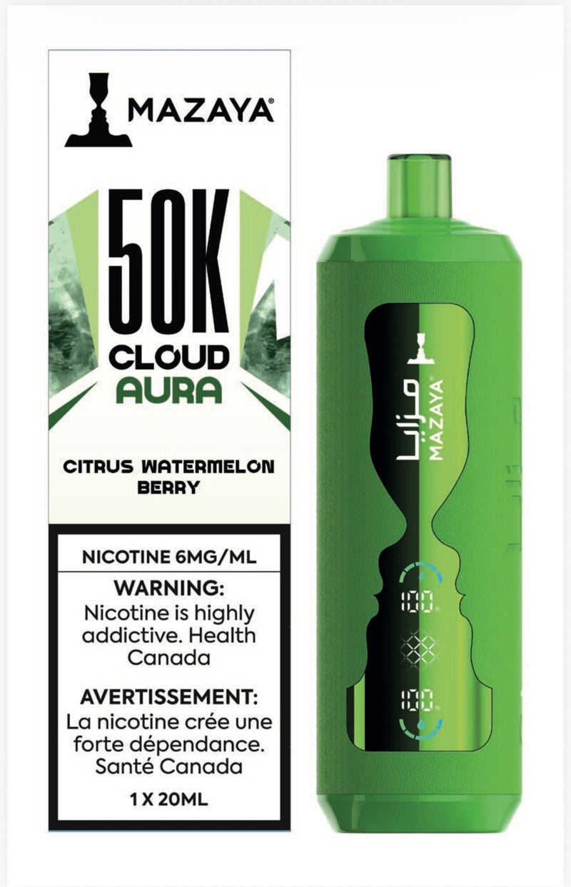 Mazaya 50K Cloud Aura — Citrus Watermelon Berry