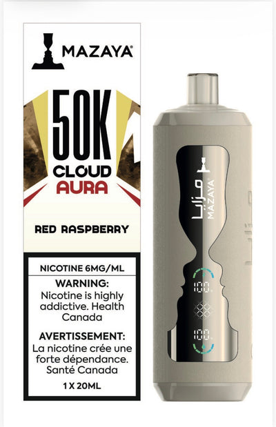 Mazaya 50K Cloud Aura — Red Raspberry