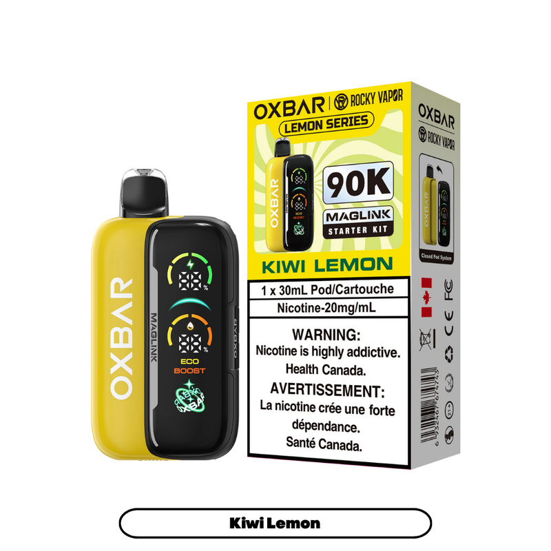 OXBAR Maglink 90K — Kiwi Lemon