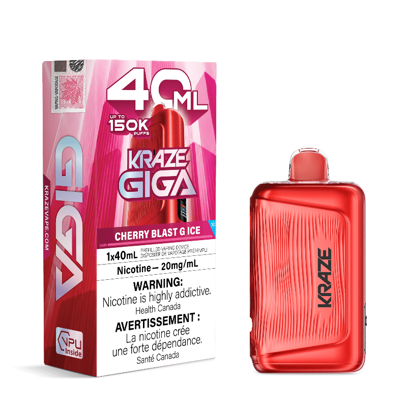 Kraze Giga 150K — Cherry Blast G Ice
