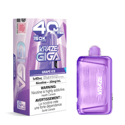 Kraze Giga 150K — Grape Ice