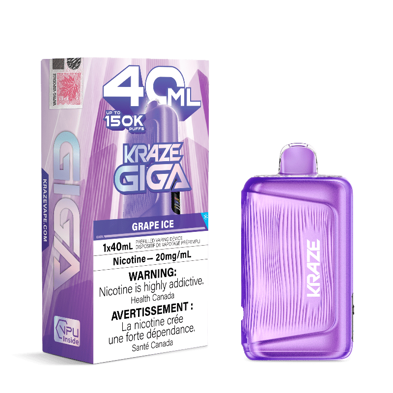 Kraze Giga 150K — Grape Ice