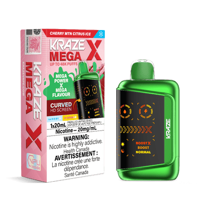 Kraze Mega X 48K — Cherry MTN Citrus Ice