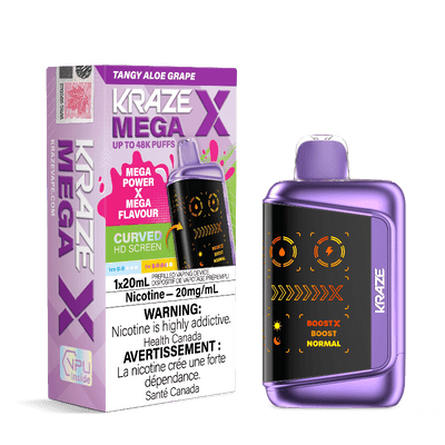 Kraze Mega X 48K — Tangy Aloe Grape