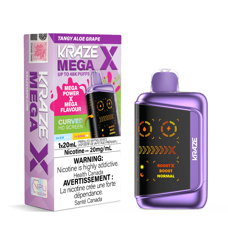 Kraze Mega X 48K — Tangy Aloe Grape
