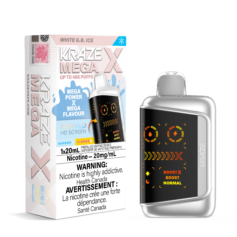 Kraze Mega X 48K — White B.G Ice