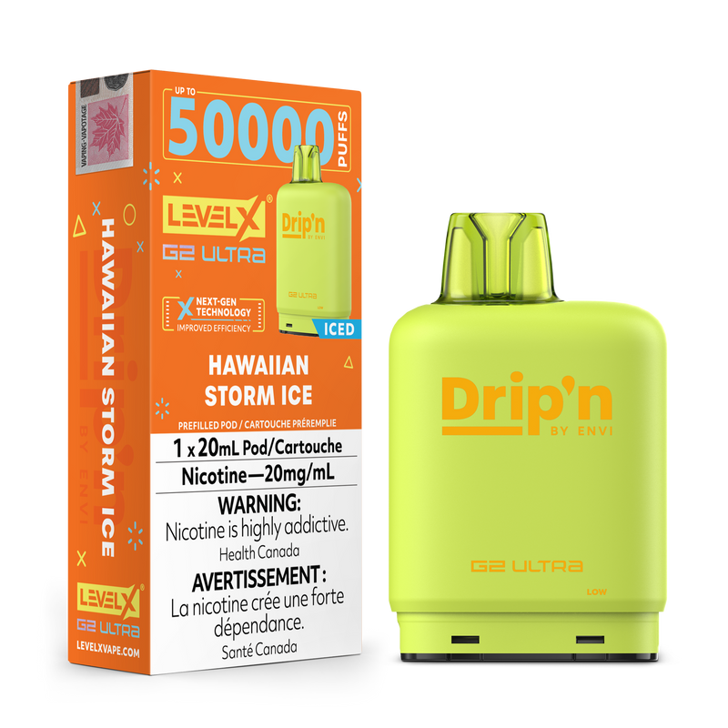 Level X G2 Ultra Drip'n Pod — Hawaiian Storm Ice