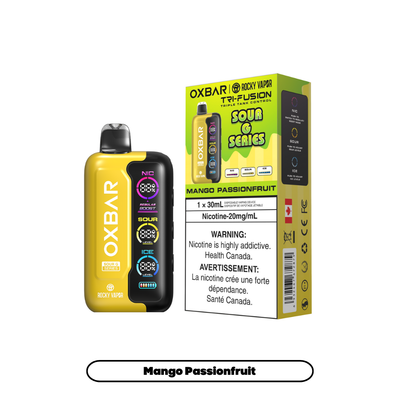 OXBAR 42K Tri Fusion — Sour G Series Peach Mango Passionfruit