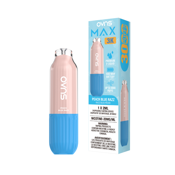 OVNS Max — Peach Blue Razz