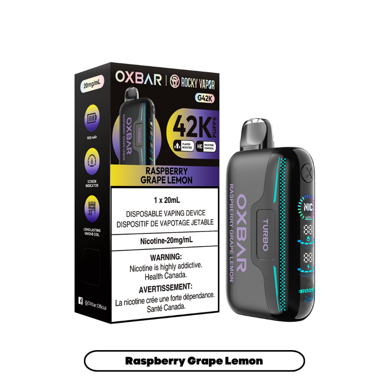 OXBAR G42K — Raspberry Grape Lemon