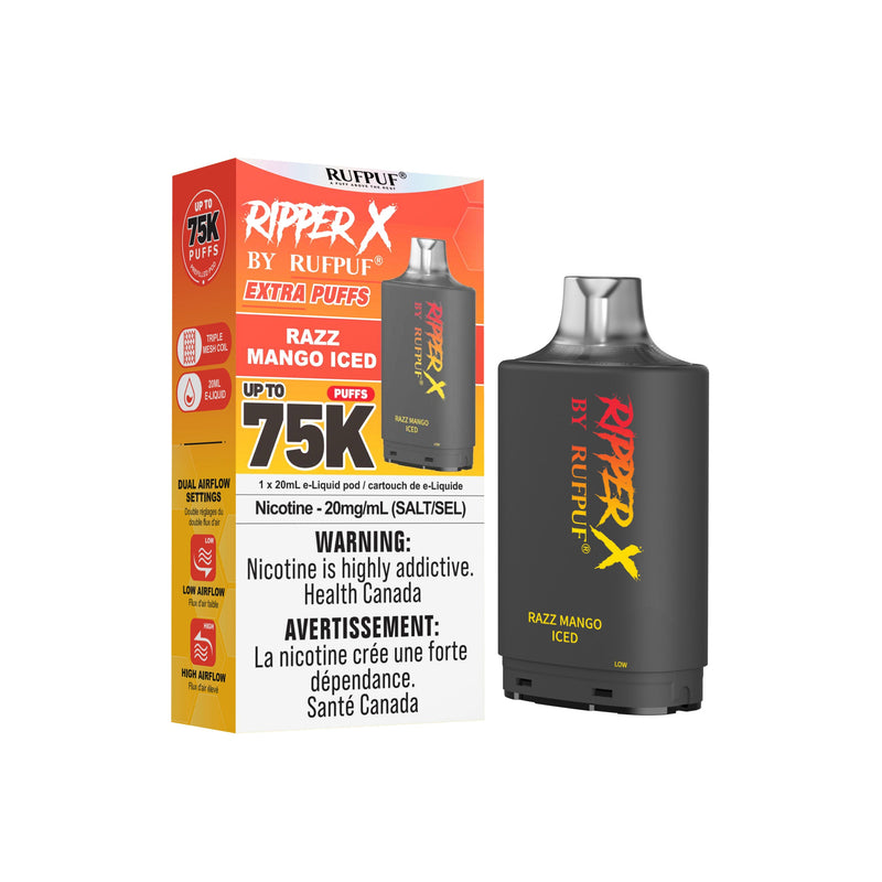 Ripper X 75K — Razz Mango Iced
