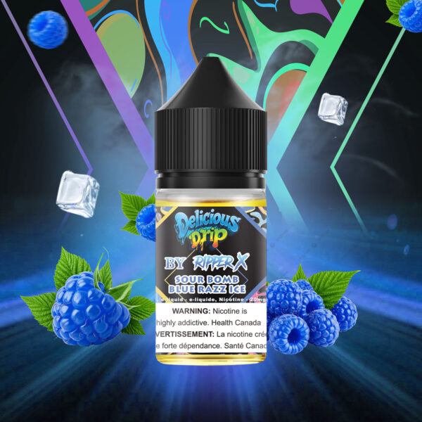Delicious Drip By Ripper X 30ML — Sour Bomb Blue Razz
