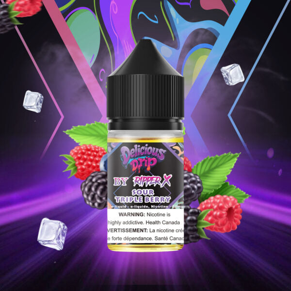 Delicious Drip By Ripper X 30ML — Sour Triple Berry