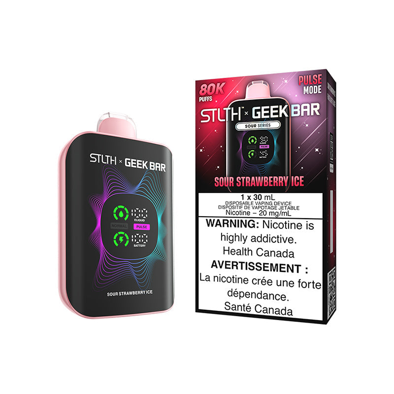 STLTH × Geek Bar 80K — Sour Strawberry Ice