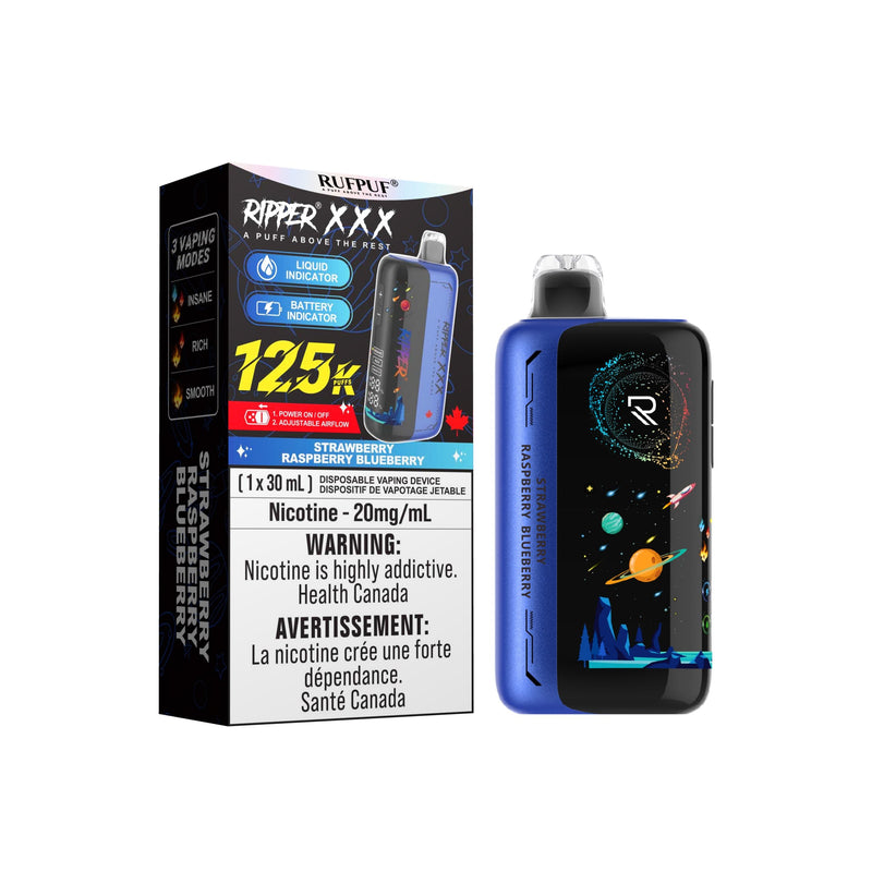 Ripper XXX 125K — Strawberry Raspberry Blueberry