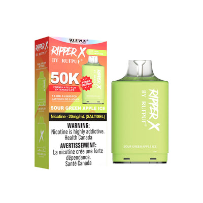 Ripper X Blend 50K — Sour Green Apple Ice