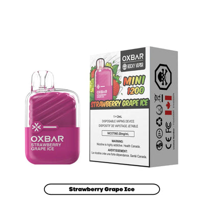 OXBAR Mini 1200 — Strawberry Grape Ice