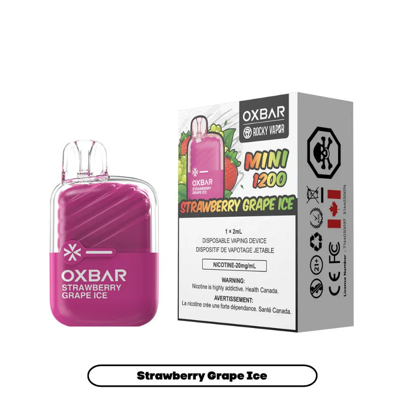 OXBAR Mini 1200 — Strawberry Grape Ice
