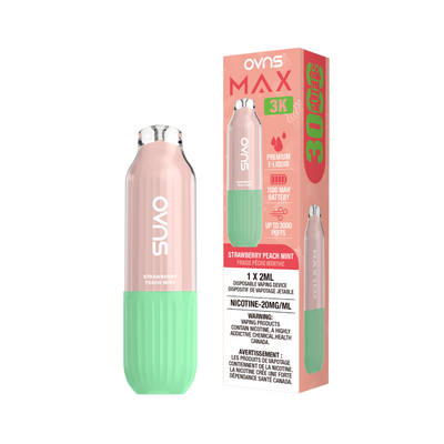 OVNS Max — Strawberry Peach Mint
