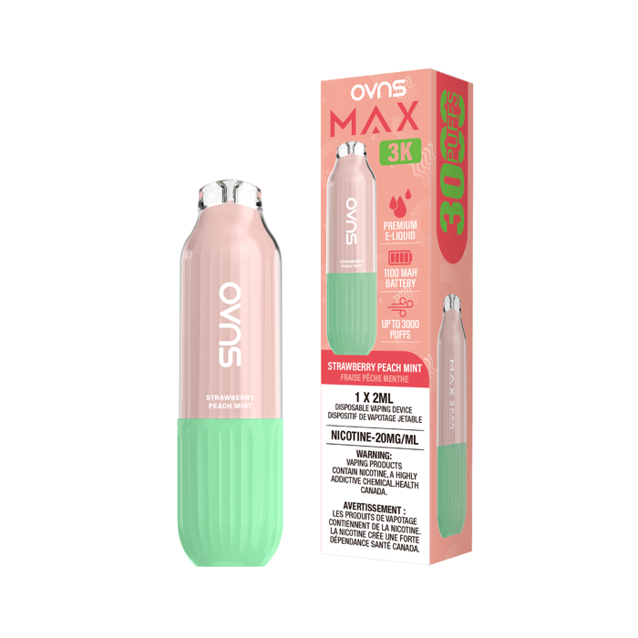 OVNS Max — Strawberry Peach Mint