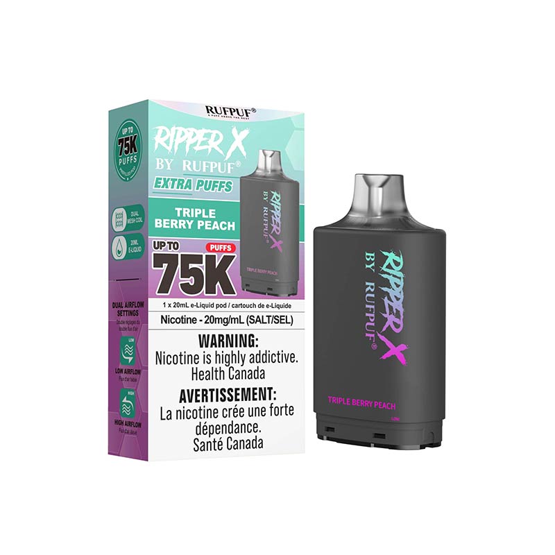 Ripper X 75K — Triple Berry Peach