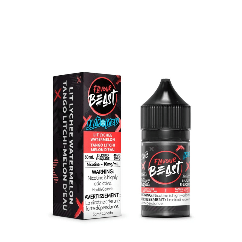 Flavour Beast Salts 60mL — Lit Lychee Watermelon - 20mg