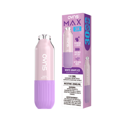 OVNS Max — White Grape Ice