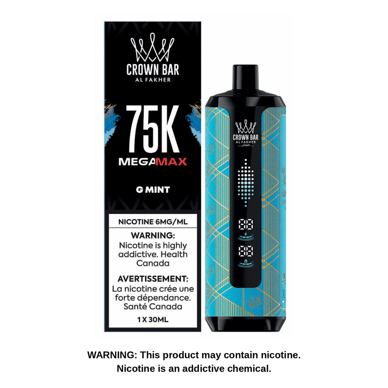 Crown Bar Mega Max 75k - G Mint