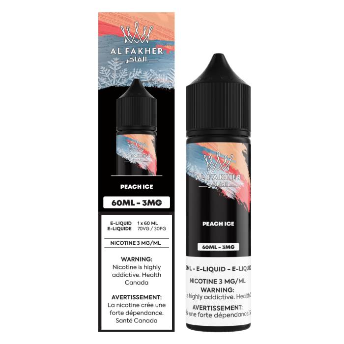 Al Fakher Freebase 60mL — Peach Ice