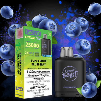 Level X 25K — Super Sour Blueberry