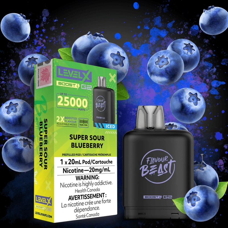 Level X 25K — Super Sour Blueberry