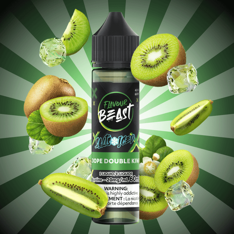 Flavour Beast Salts 60mL — Dope Double Kiwi - 20mg