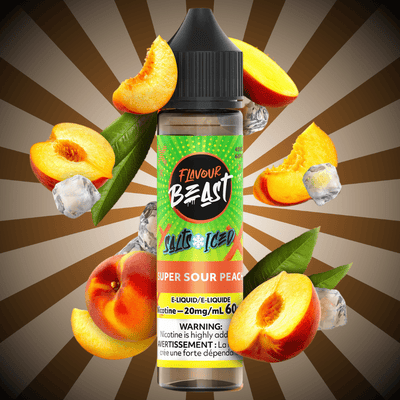 Flavour Beast Salts 60mL — Super Sour Peach - 20mg