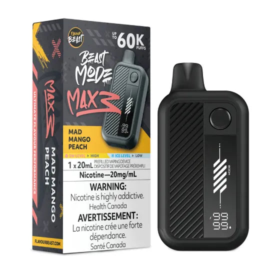 Flavour Beast Beast Mode Max 3 — Mad Mango Peach
