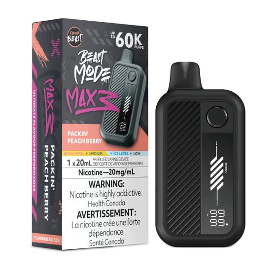 Flavour Beast Beast Mode Max 3 — Packin Peach Berry