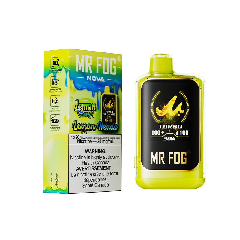 Mr. Fog Nova 36K — Lemon Steezy Lemon Heads