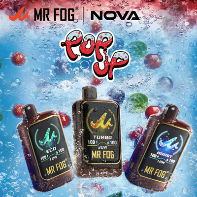 Mr. Fog Nova 36K — Triple Mango Blue Razz