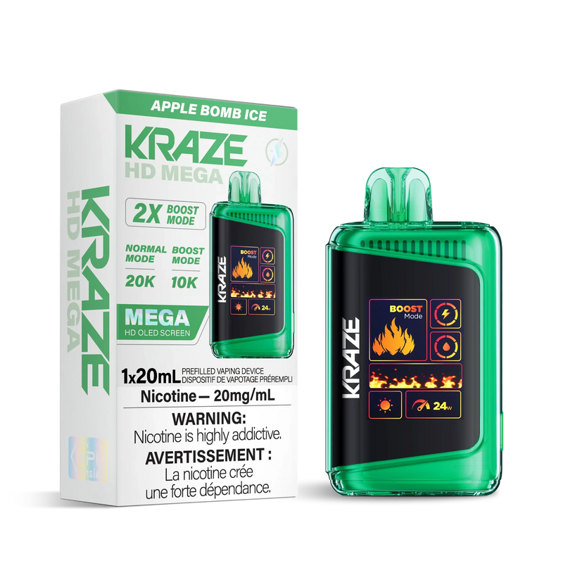 Kraze 20K — Apple Bomb Ice