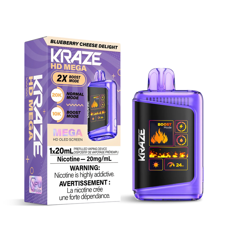 Kraze 20K — Blueberry Cheese Delight