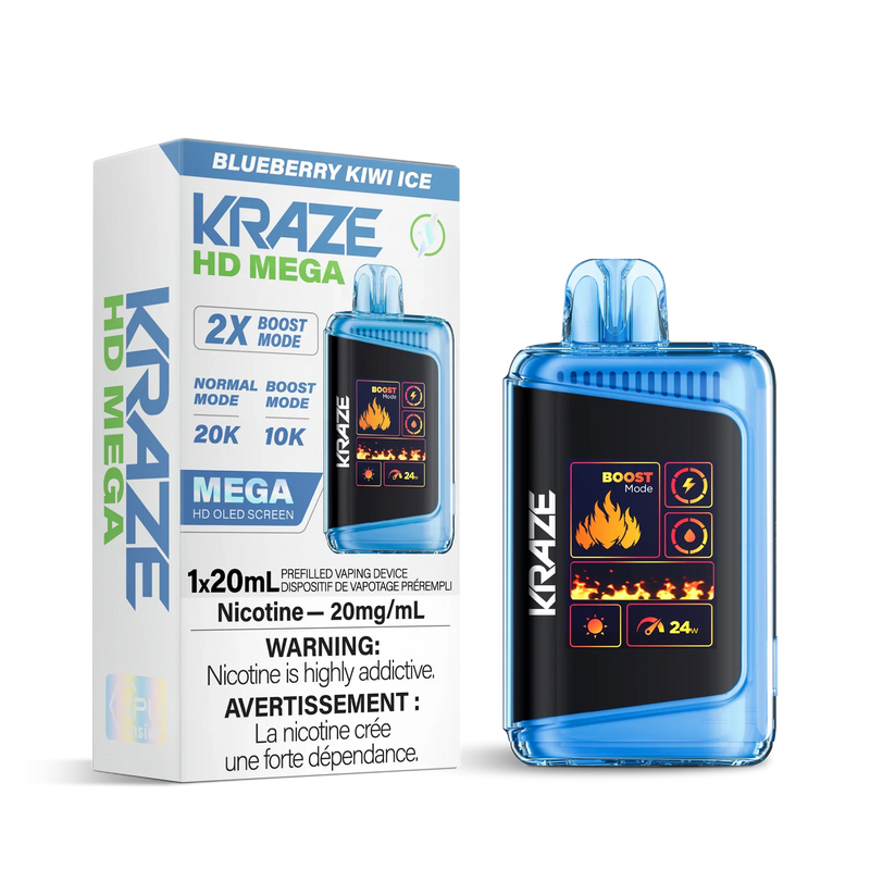 Kraze 20K — Blueberry Kiwi Ice