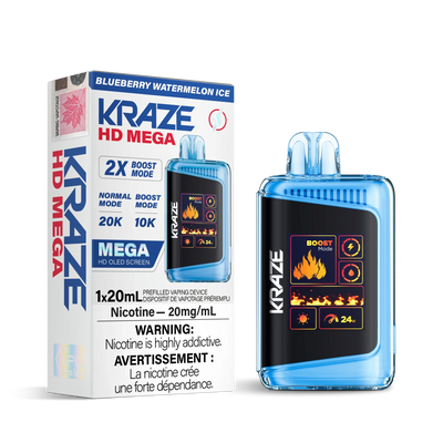 Kraze 20K — Blueberry Watermelon Ice
