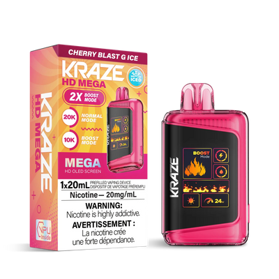Kraze 20K — Cherry Blast G Ice