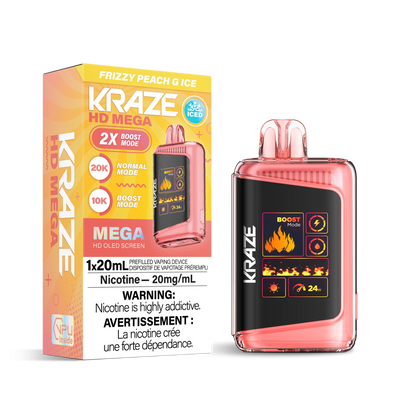 Kraze 20K — Frizzy Peach G Ice