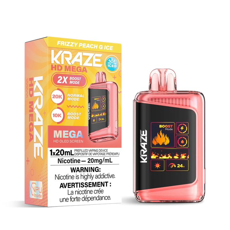 Kraze 20K — Frizzy Peach G Ice