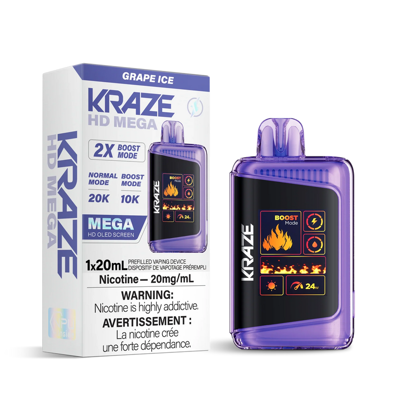 Kraze 20K — Grape Ice
