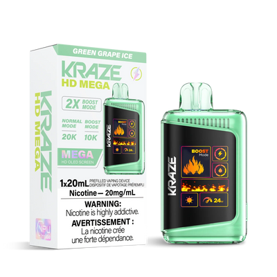 Kraze 20K — Green Grape Ice