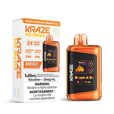 Kraze 20K — Mango Banana Orange Ice